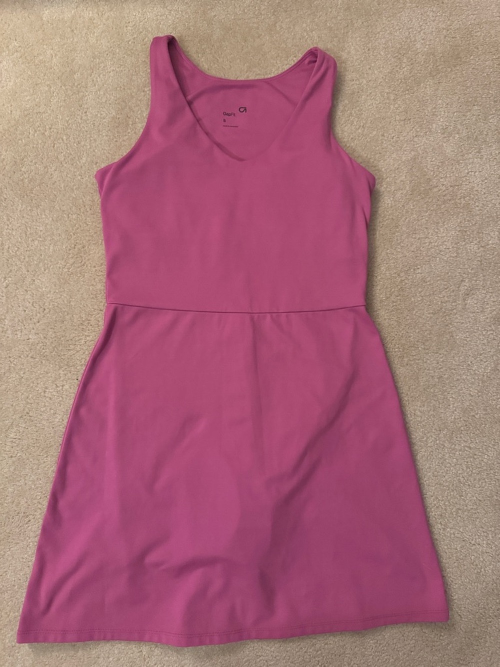 GapFit Sleeveless athletic dress in Bright Pink. Size small. Like new.